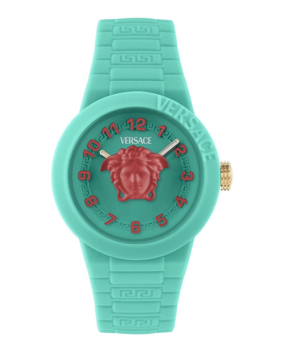 Versace V-Pop VE5S00426 Horloge - Siliconen - Groen - Ø 34 mm