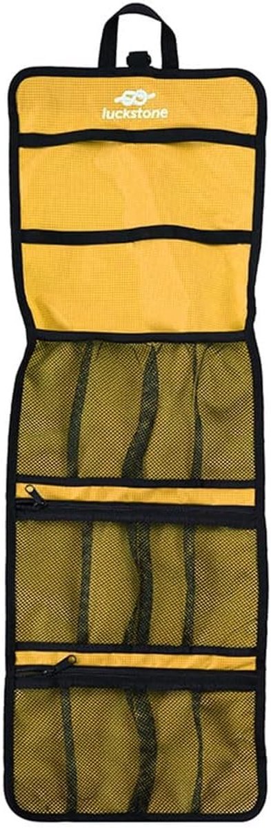 Hanging Storage Bag voor Klimuitrusting - Organizer voor Klimgear en Kleine Gereedschappen, Geel, 27x21x5 cm