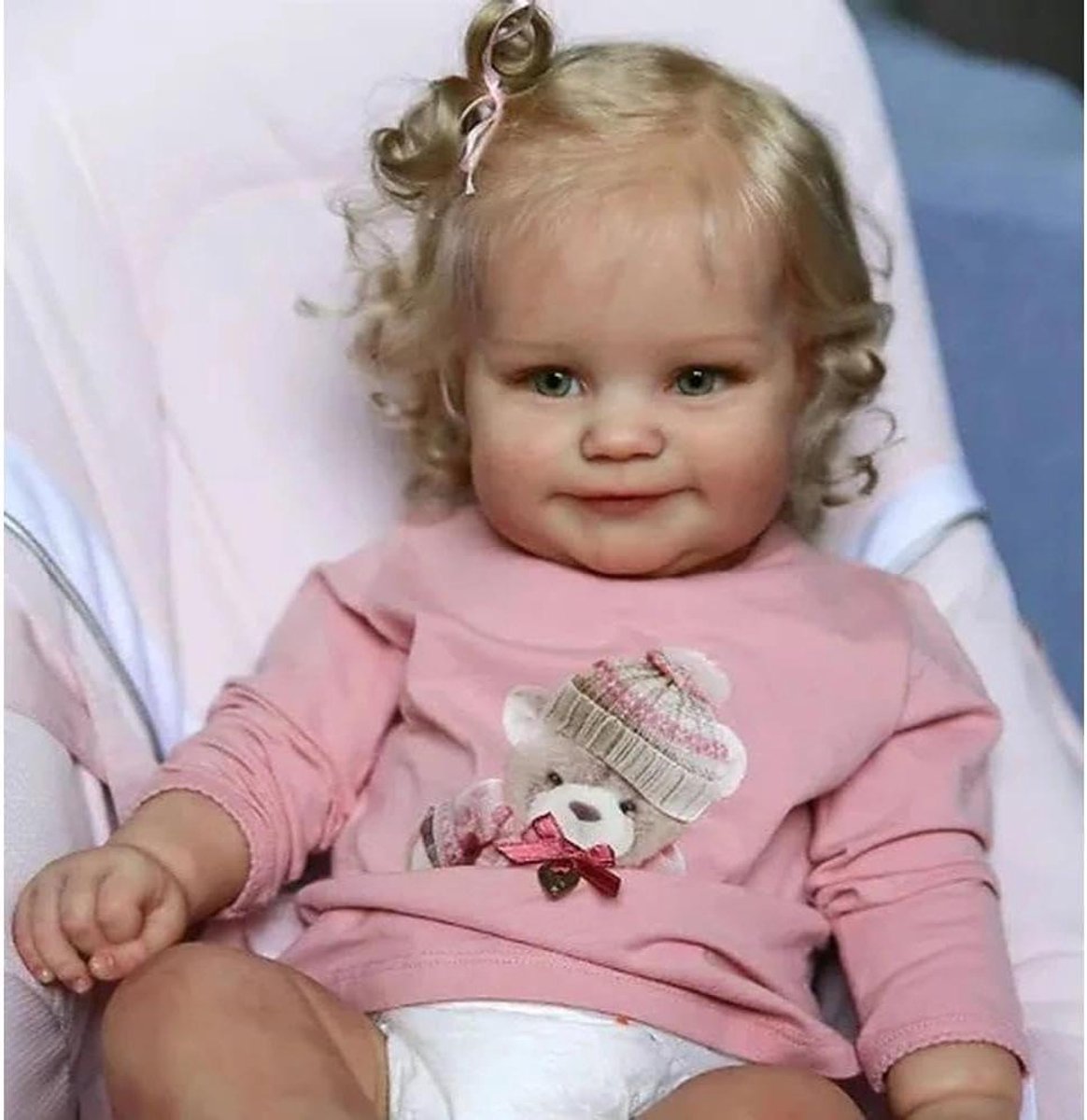 Realistische Babypop - Pasgeboren pop - Rollenspel - Volledig siliconen lichaam - 50 cm - Niet gespecificeerd