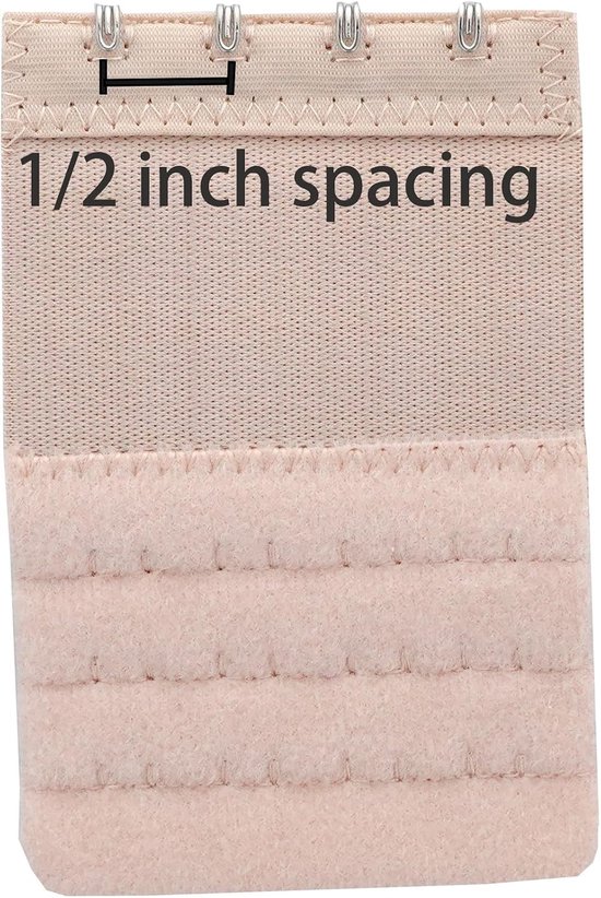 Set van 6 Bh-extensies met 2 en 3 haken, Zacht en Elastisch, Verleng je Bh voor Comfort en Pasvorm — afbeelding 2
