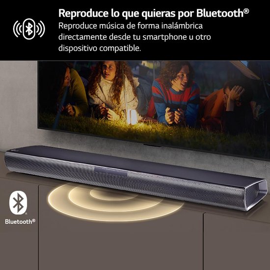 Intelligente Soundbar - Draadloze Achterluidsprekers - Film Avond - Dolby Digital - 220 W Vermogen - Zwart — afbeelding 4