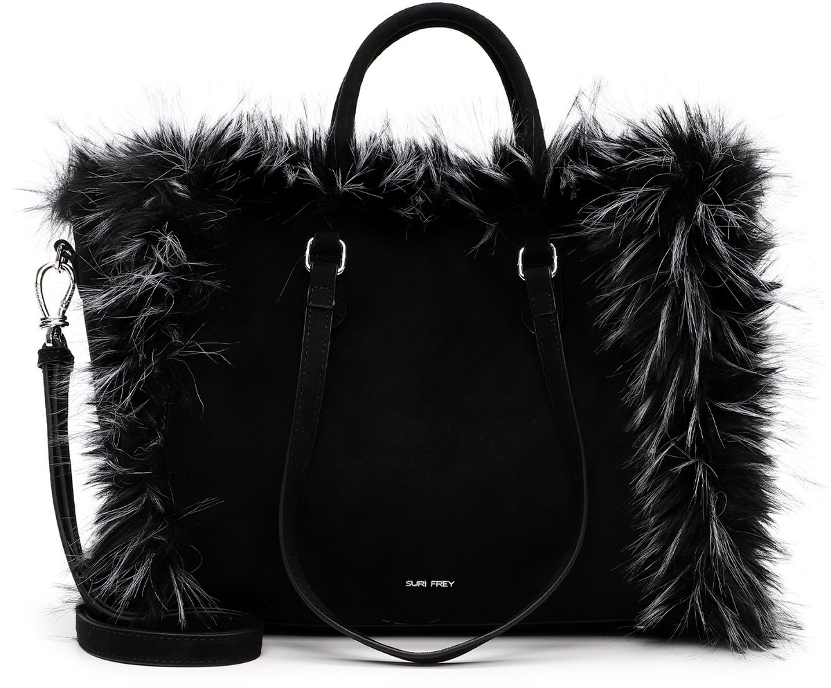 SURI FREY Shopper SFY Chessy Suede ( 17451 ) - Dames handtassen - black 100