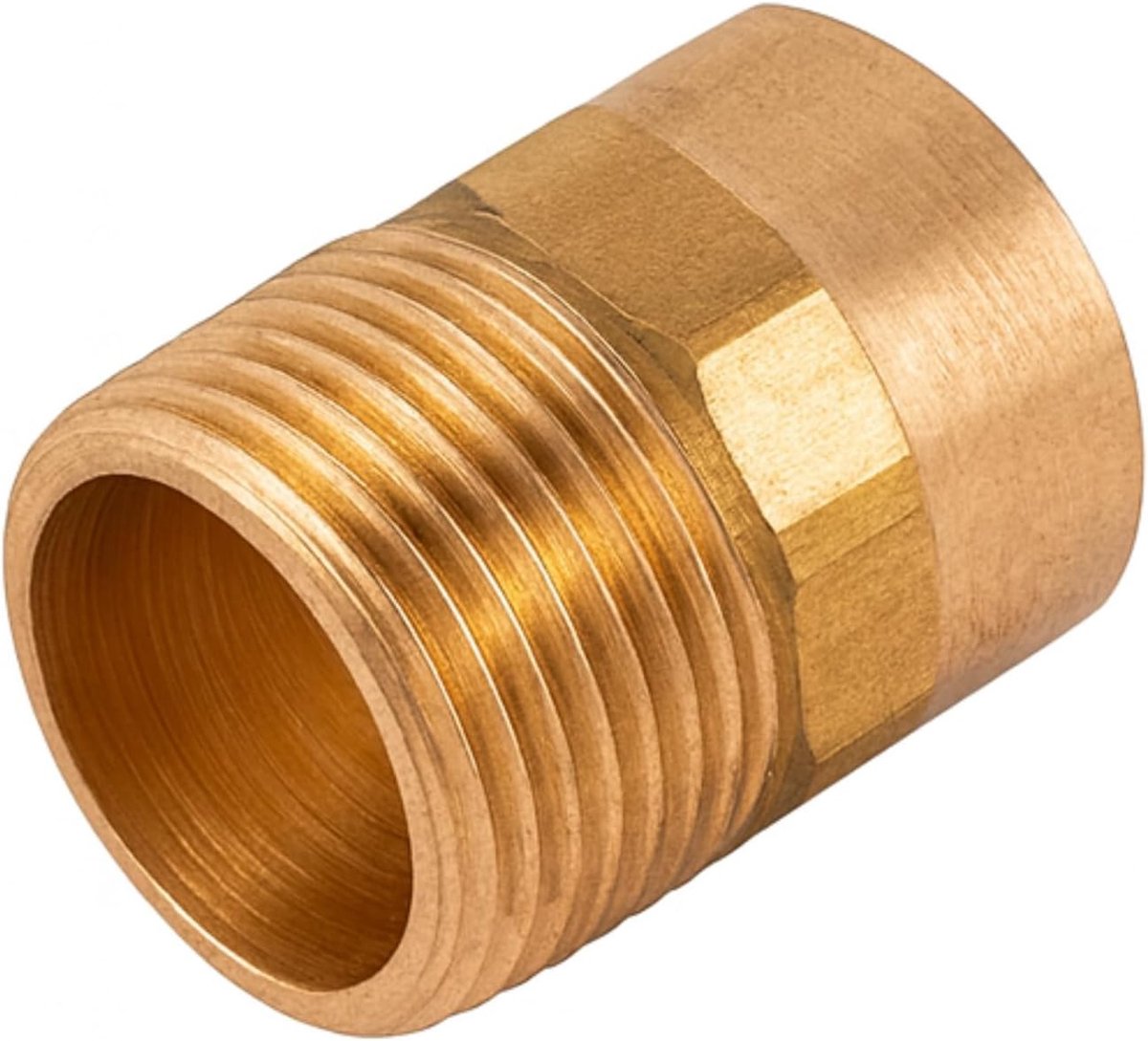 2X Westco 22mm x 3/4" Copper Compression C x MI Adapter EF3 Brass Male Iron Fitting for Water and Heating Pipe - ShopVlot