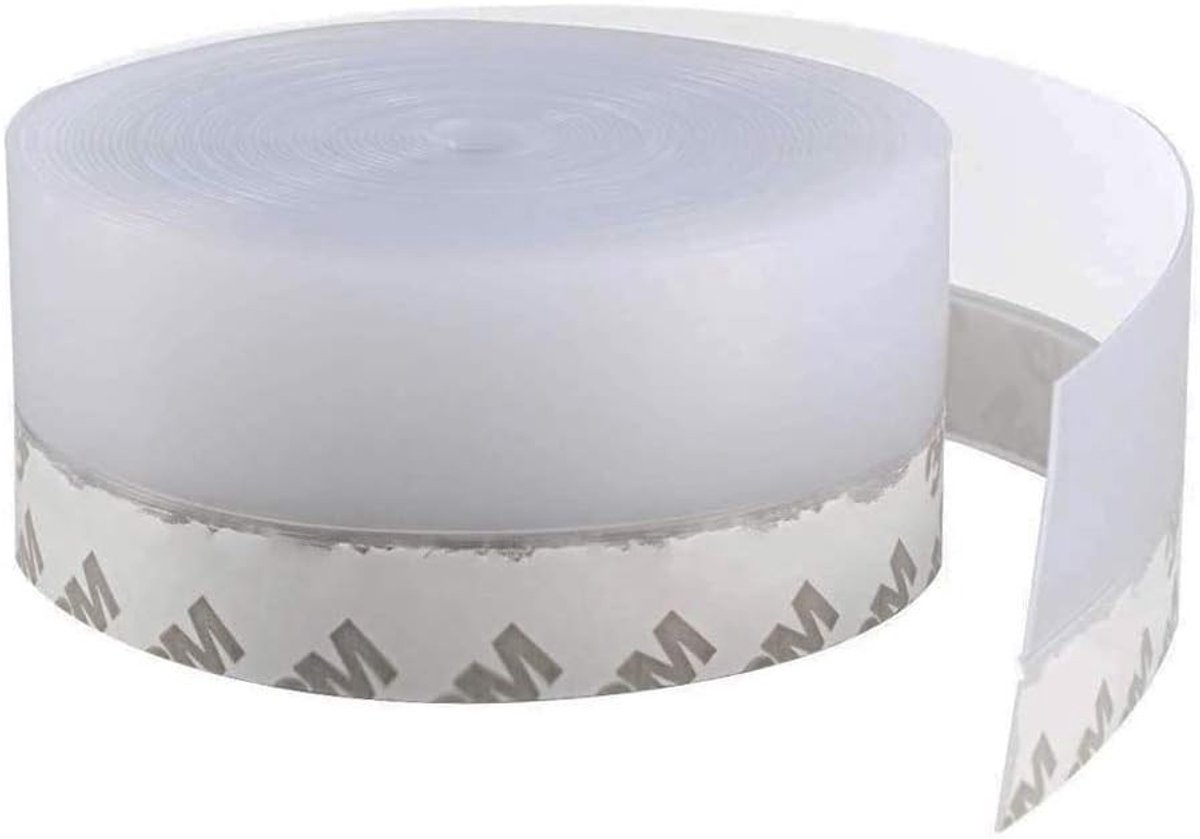 Siliconen Afdichtingsstrip - Transparant - 3,5 cm - Weersbestendige Zelfklevende Tochtwering Tape - Voor Deuren en Ramen