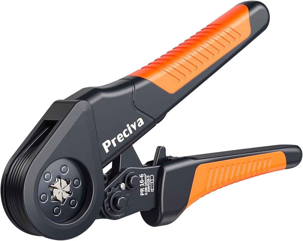 Professionele Crimping Tangen voor 0.08-16 mm² Draad - Zelfaanpassend en Hexagonaal Ontwerp