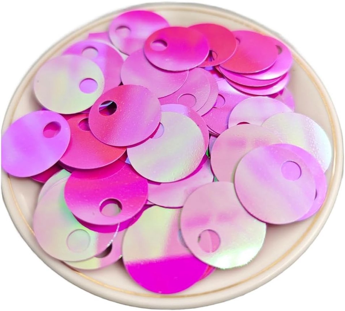 2000 Stuks 20mm Grote Craft Sequins met Gat voor DIY Projecten, Sieraden, Kostuums en Kledingaccessoires