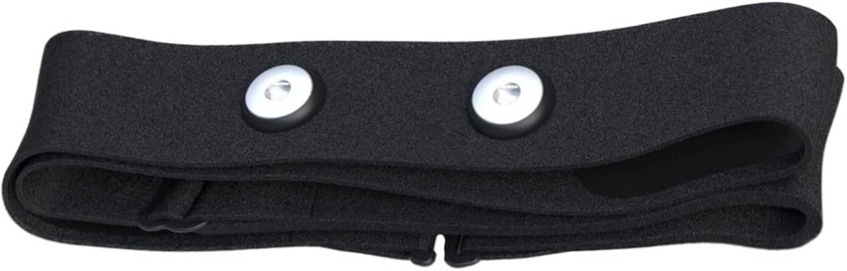 Verstelbare Hartslagband (60-110 cm) met Bluetooth/ANT+ voor Nauwkeurige Training, Geschikt voor Hardlopen, Fietsen en Fitnessactiviteiten