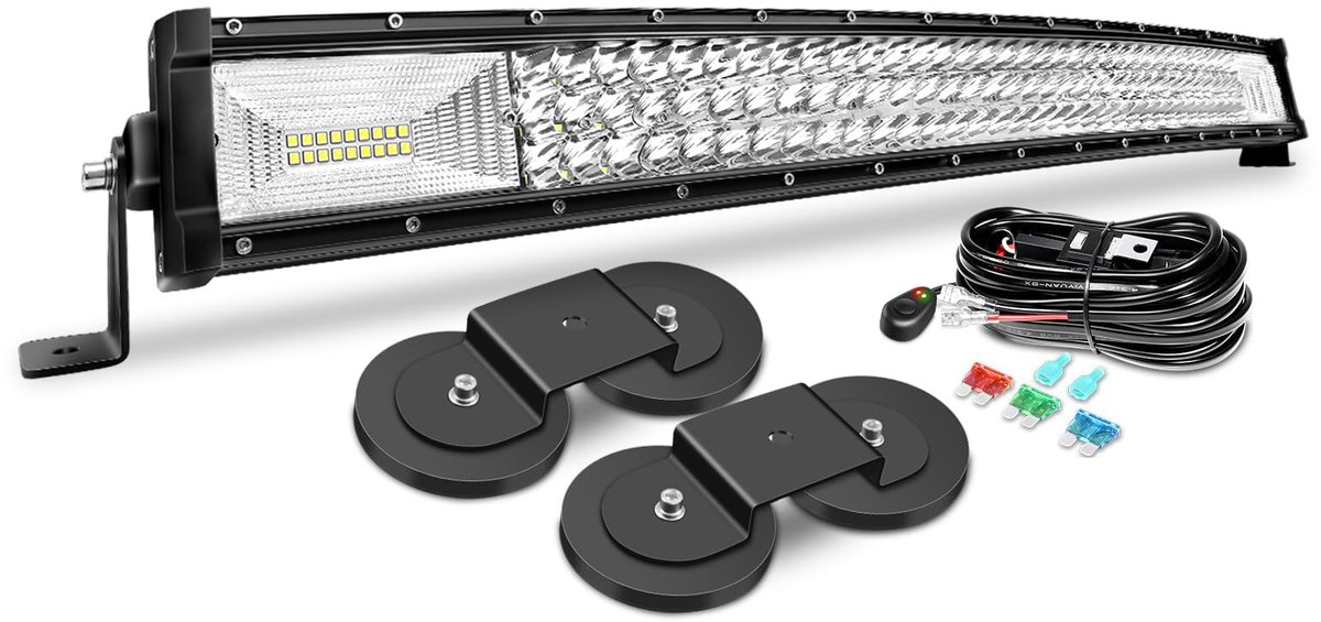 Ledlamp 81 cm - magnetische houder - ledstrip - ideaal voor auto - ShopVlot