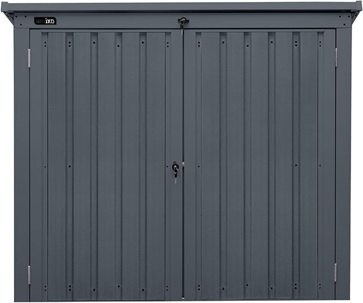 Afvalcontainer Omkasting - Vuilnisbak Box - Tuin Opbergen - Ventilatie & Slot - 2x 240L Containers - Antraciet