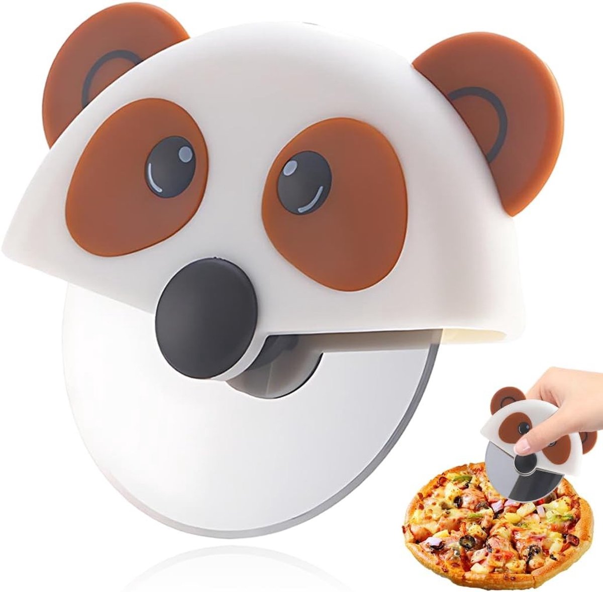 Multifunctionele Pizza Snijder van Roestvrij Staal voor Perfecte Pizza's, Brood en Deeg