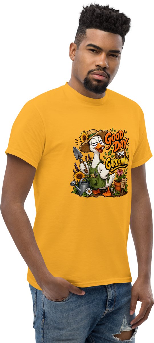 Grappig Heren en Dames T Shirt - Origineel Tuin Liefhebbers - Geel - 3XL