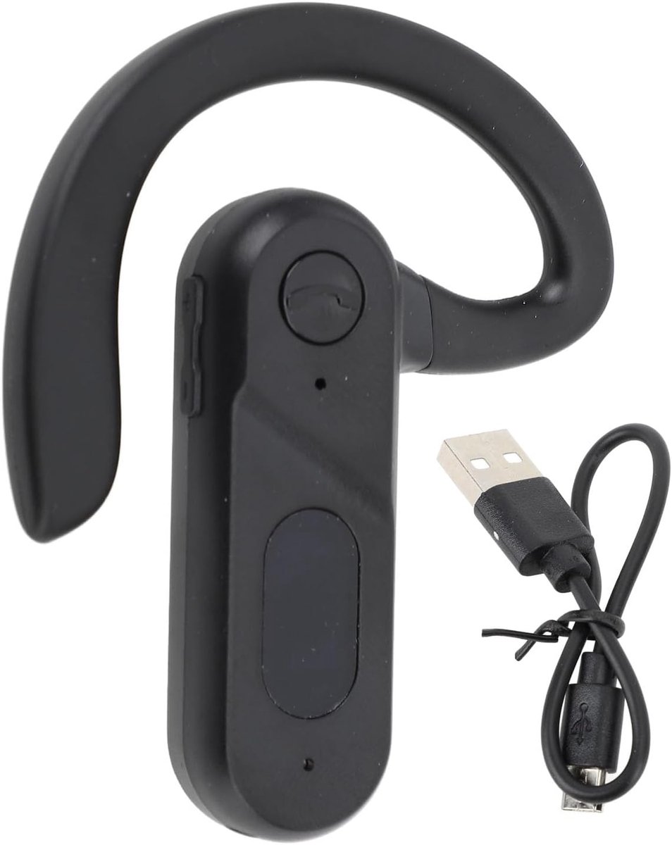 Bluetooth-headset met één oor - digitaal display - Bluetooth 5.2 - geschikt voor autorijden - ShopVlot
