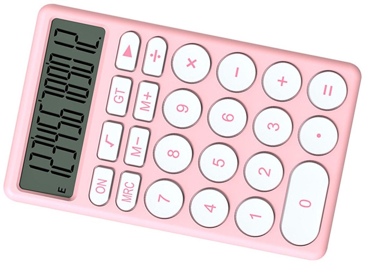 Rekenmachine zakformaat - multifunctionele elektronisch - groot scherm - ideaal voor school - ShopVlot