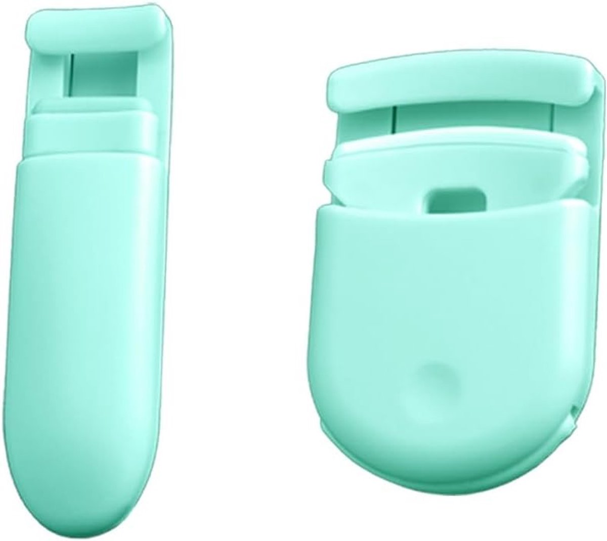 Set van 2 Mini Wimperkrullers met Vervangende Wimperpad - Draagbare Wimperkruller voor Perfecte Oogmake-up en Reisgebruik