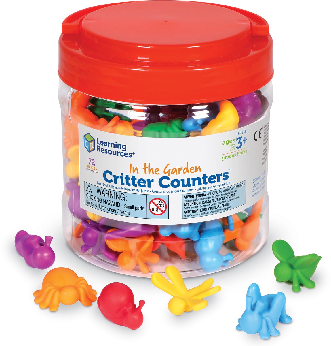 Learning Resources in the garden critter counters® (set van 72) - 1+