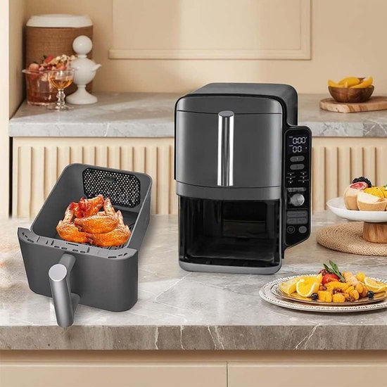Herbruikbare Siliconen Splash Guards voor Airfryer - Geschikt voor Ninja Double Stack XL SL400EU en SL300EU, Perfecte Accessoires voor Gezond Koken — afbeelding 3
