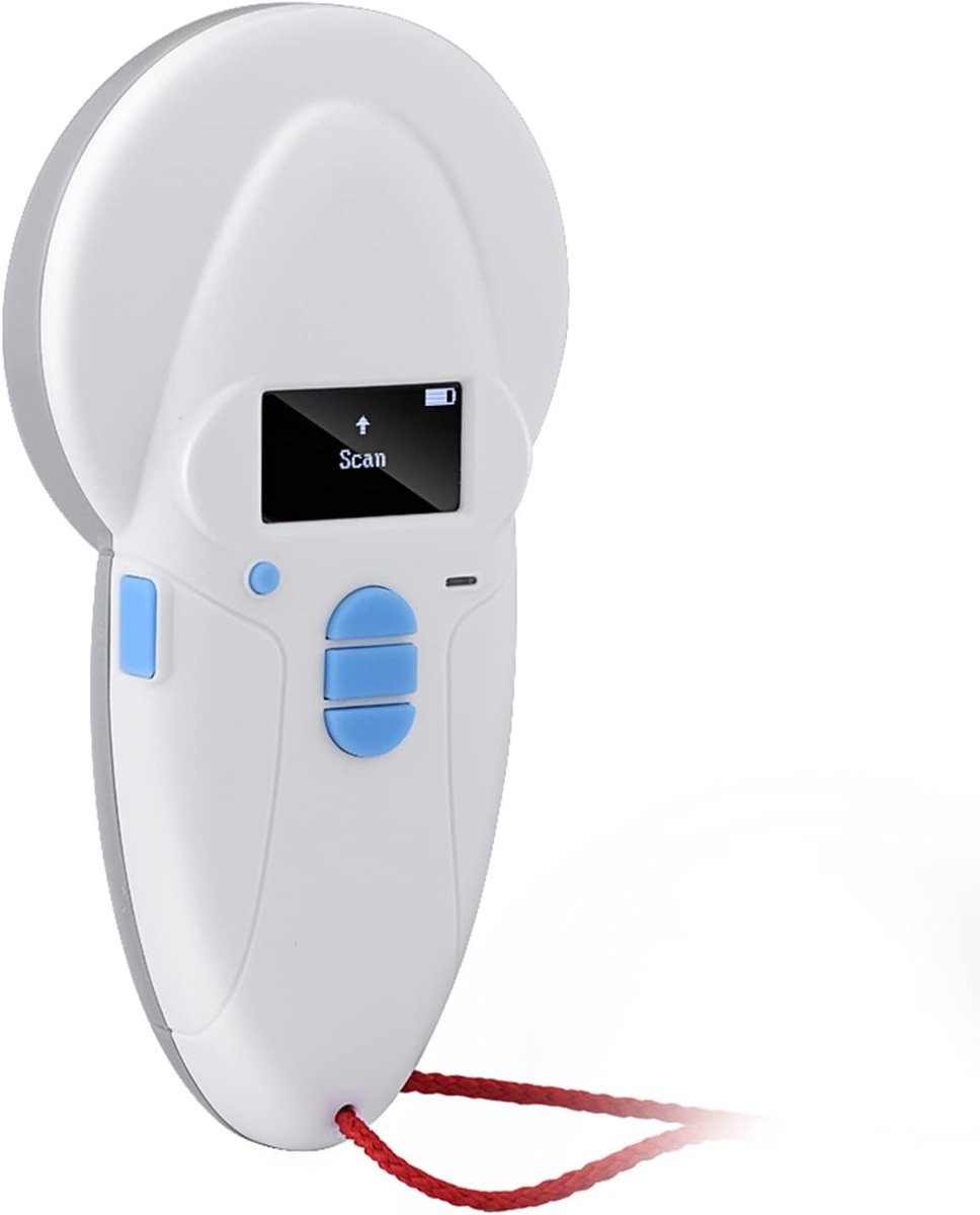 Draagbare Microchip Scanner voor Paarden - Oplaadbare Chip ID Lezer voor Dieren met Handheld Ontwerp en Precisie
