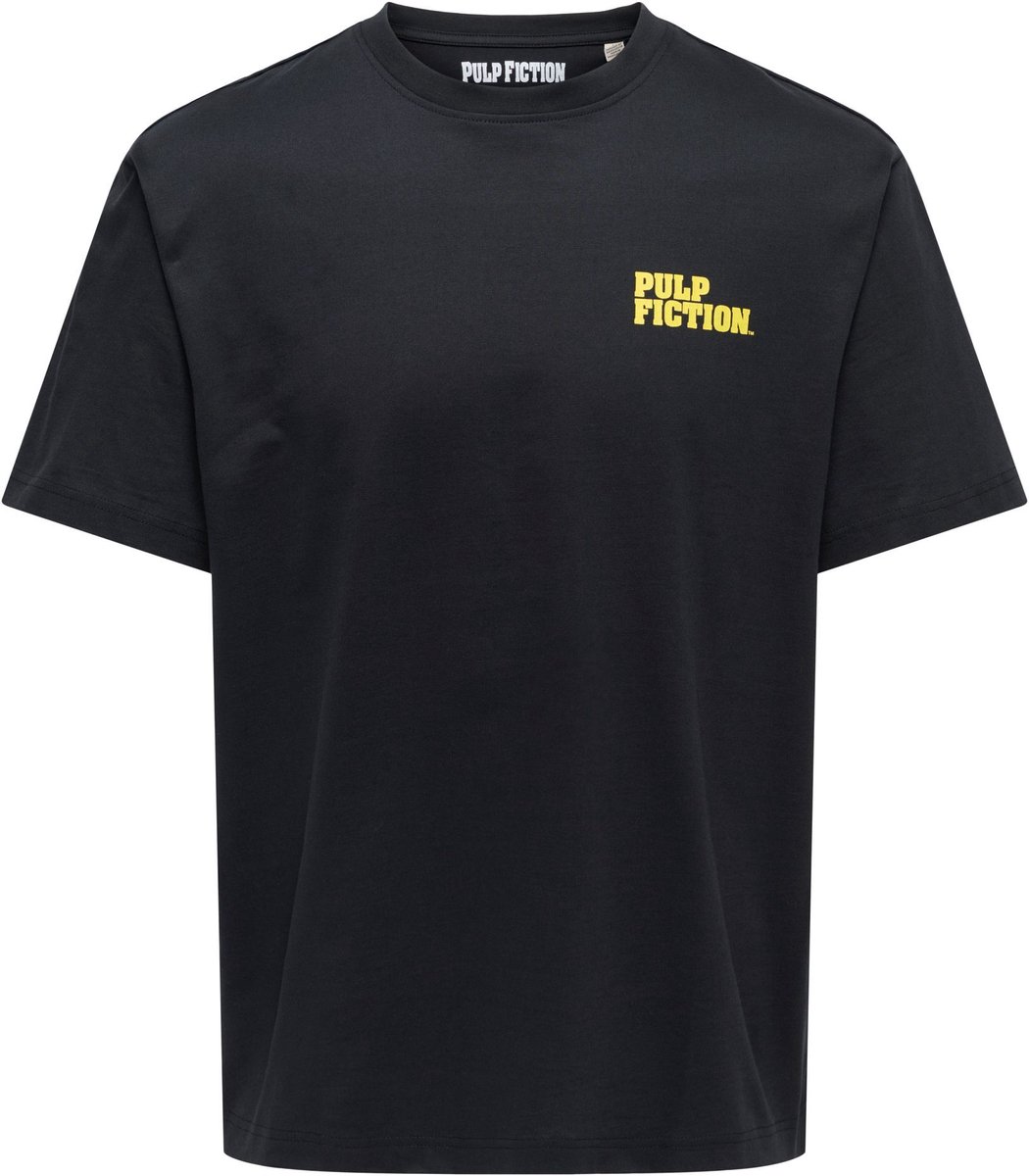 ONLY&SONS - ONSPULP FICTION LIFE RLX SS LIC TEE - Heren - T-shirts