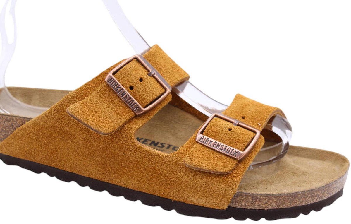 Birkenstock - Schoenen - Bruin - Heren - Maat 43 -
