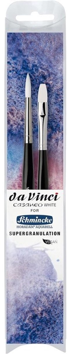 Aquarelpenseelset met Synthetische Vezels - Perfect voor Acryl- en Aquarelschilderen, Maat 0