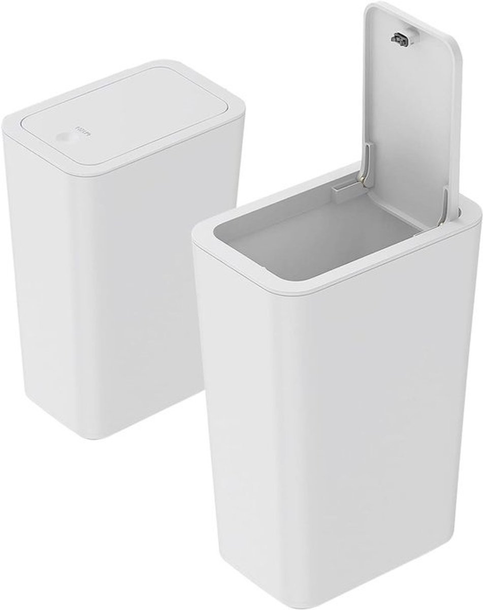 Vuilnisemmer 9 liter | Smal en geurdicht | PP-materiaal | Badkamer Keuken