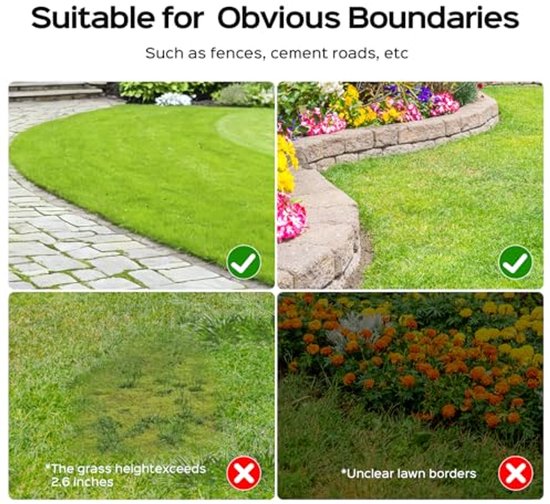 YARDCARE V100 Robotmaaier zonder Begrenzingskabel, stil en efficiënt voor tuinen tot 150 m² - ShopVlot — afbeelding 4