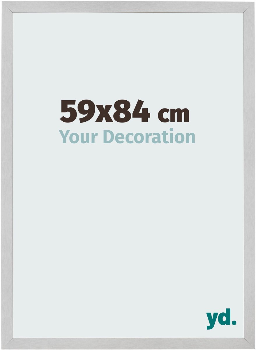 Your Decoration - Fotolijst 59x84 cm - MDF - Edelstaal - Bologna
