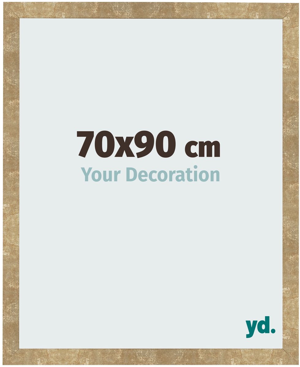 Your Decoration - Fotolijst 70x90 cm - MDF - Goud Antiek - Bologna