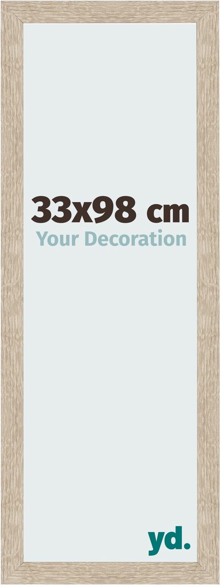 Your Decoration - Fotolijst 33x98 cm - MDF - Sonoma Eiken - Bologna