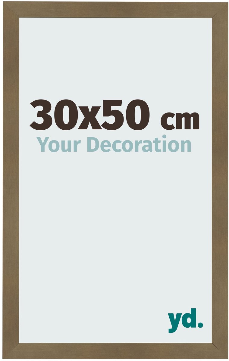 Your Decoration - Fotolijst 30x50 cm - MDF - Brons Decor - Bologna