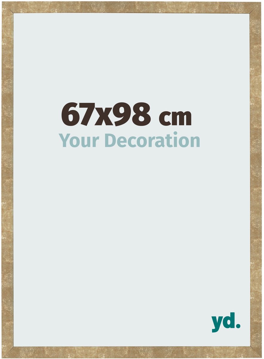 Your Decoration - Fotolijst 67x98 cm - MDF - Goud Antiek - Bologna