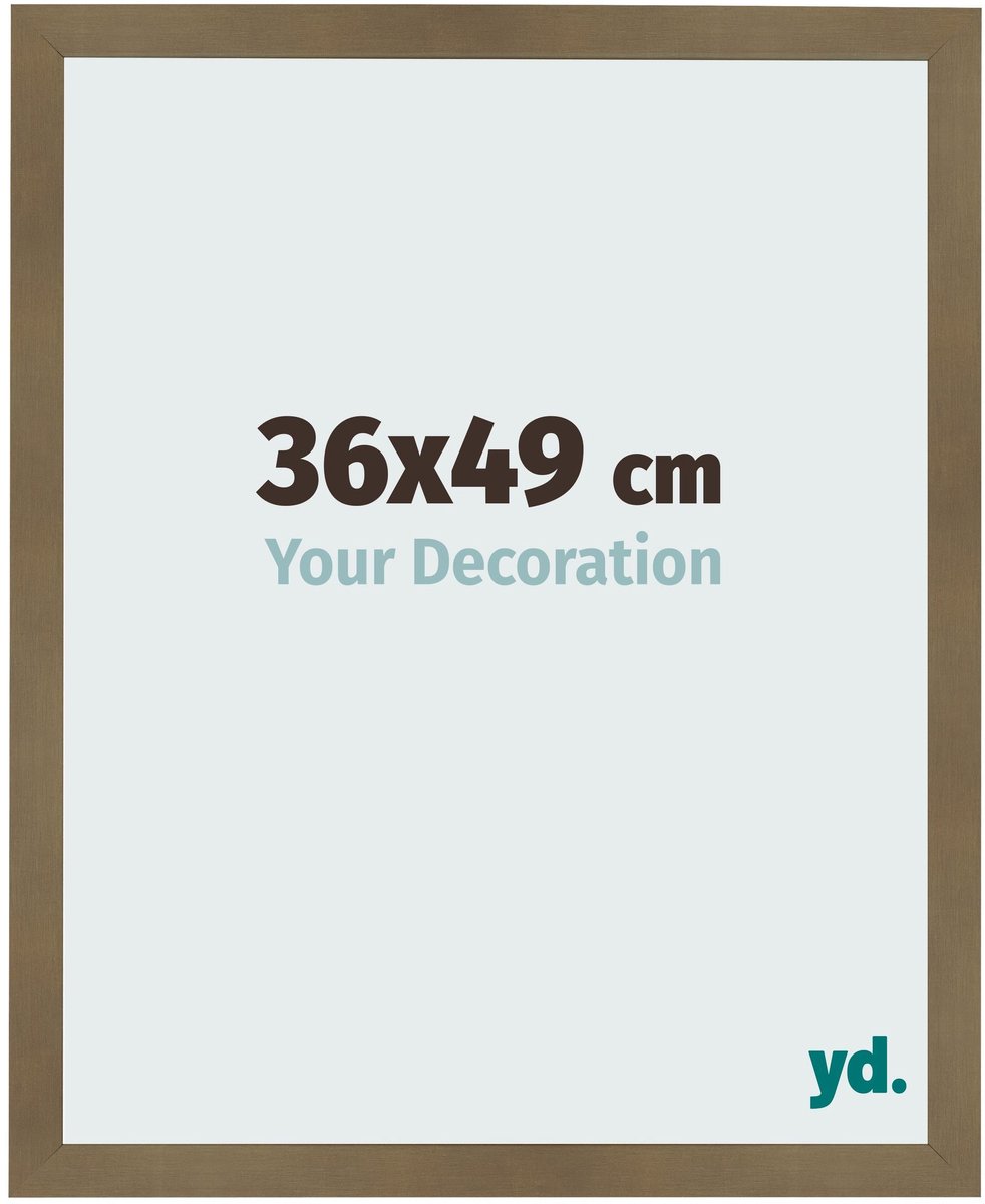 Your Decoration - Fotolijst 36x49 cm - MDF - Brons Decor - Bologna