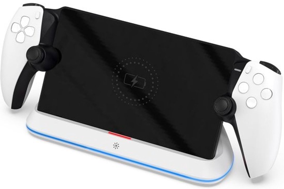 Oplaadstation met LED-verlichting voor Draagbare Gamingconsole