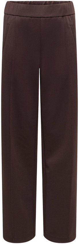 Bruine joggingbroek met steekzakken aan de voorkant.