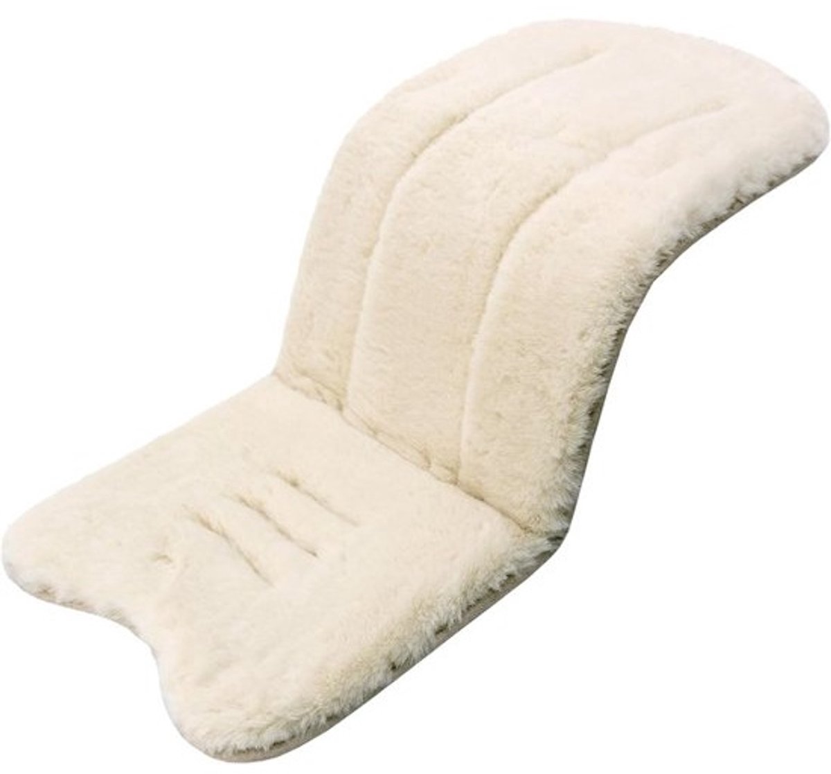 Kinderwagen Inzet - Stoelverkleiner - Comfortabel Zitten - Antislip Onderkant - 76 x 37 cm - Beige