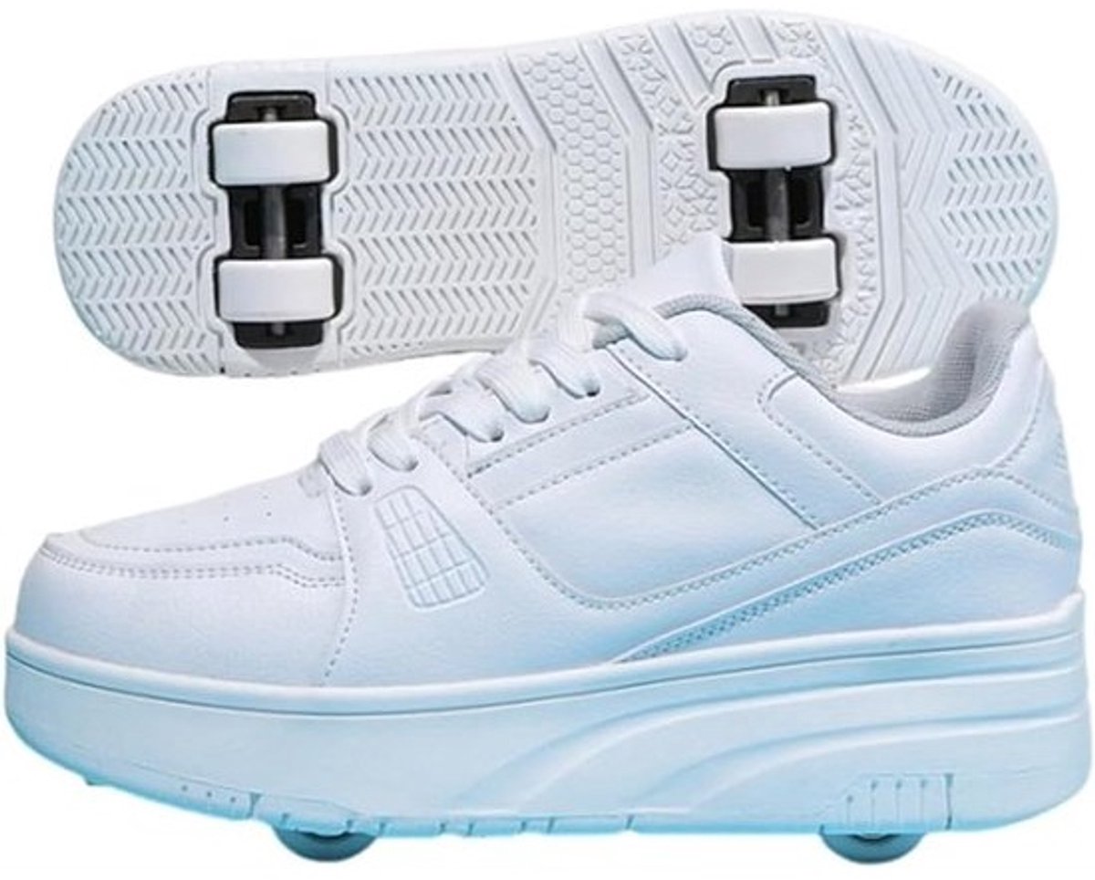Schoenen met wielen Rolschaats sneakers Kindersport en spel Intrekbaar achterwiel Verstelbaar