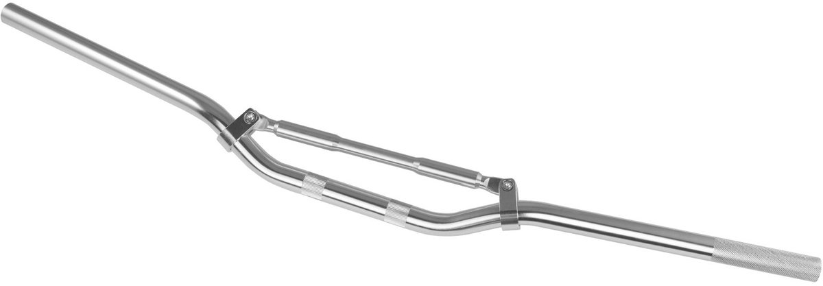 A-Pro Aluminium stuur motorfiets Cross Enduro lage vouwen 22 mm diameter zilver - ShopVlot