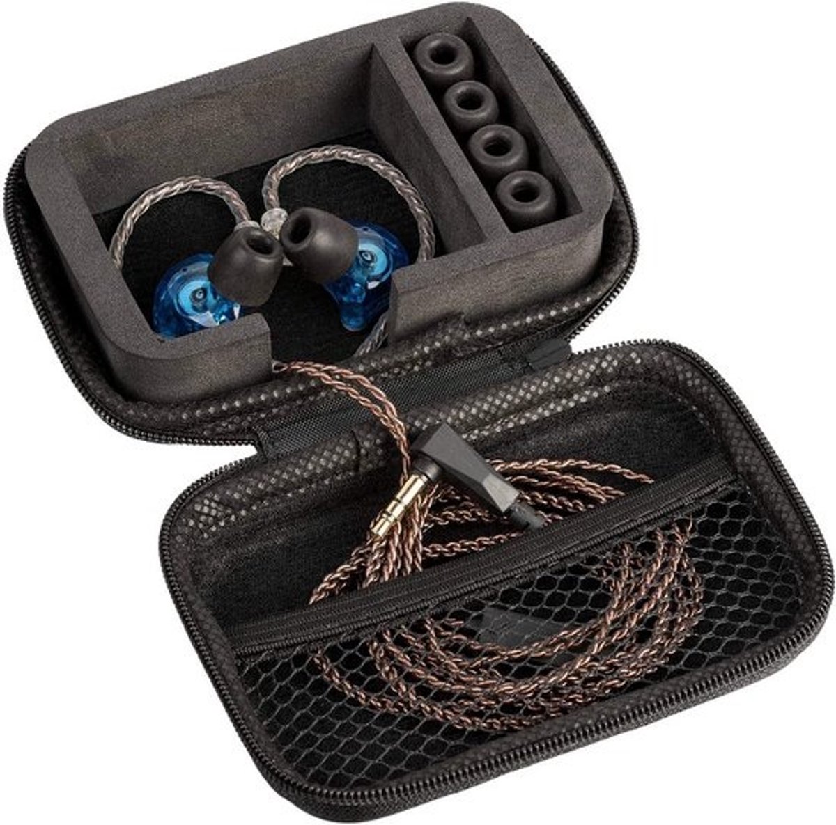 In Ear Monitor Case voor IEM en Oortelefoons - Compacte Bescherming en Opslag