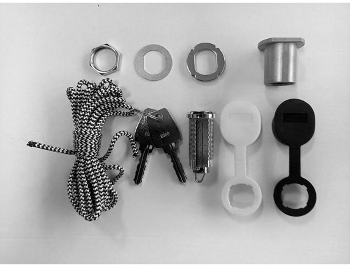 Noodontgrendeling Garagedeur - Noodontgrendelingslot Garagedeur Ontgrendeling - Garagedeur Onderhoud - Geschikt voor Deuren tot 48 mm
