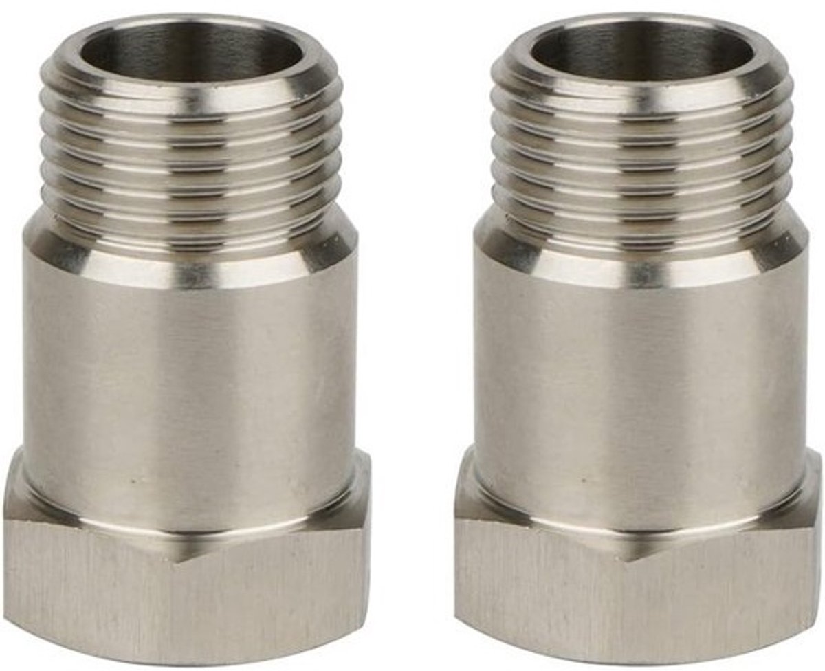 Zuurstof Sensor Adapter 2 Stuks M18 x 1.5 Universele Check Engine Light Eliminator
