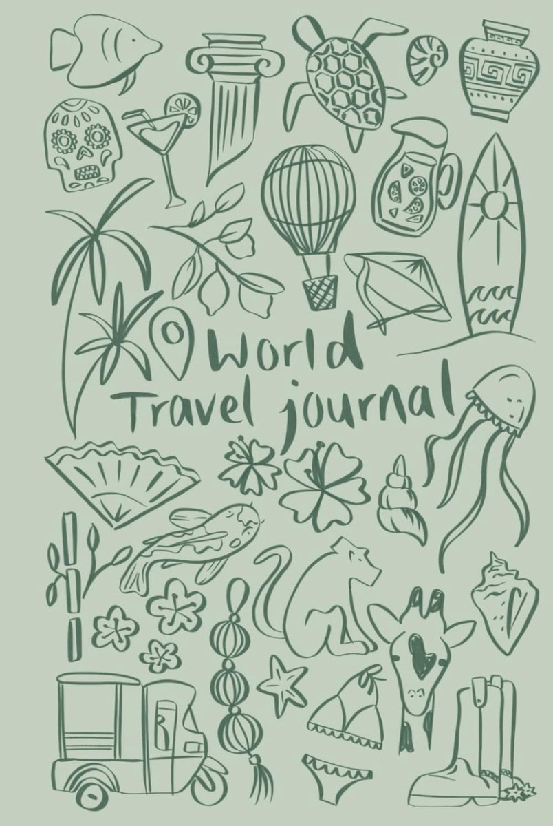World Travel Journal: Small Green Cover - ShopVlot
