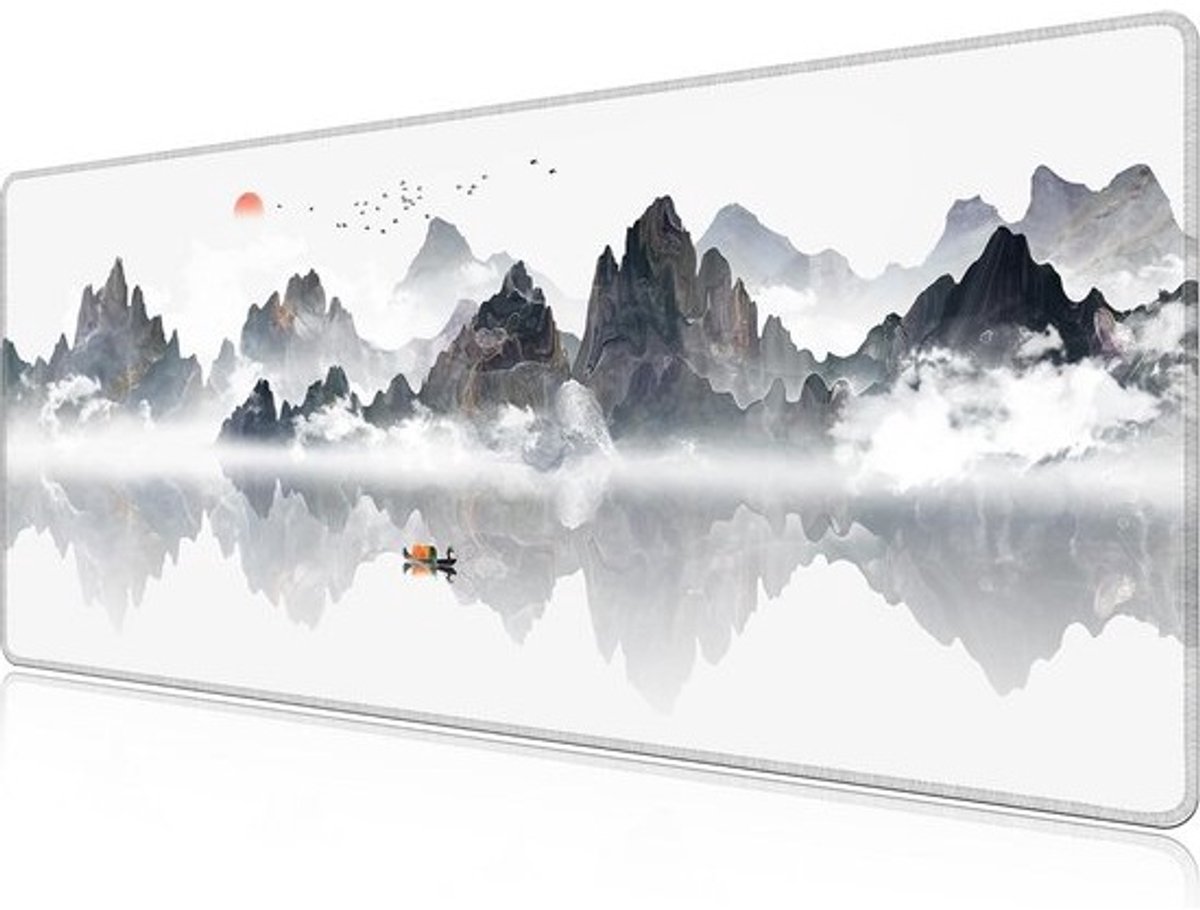 XXL Gaming Muismat Bureauonderlegger Antislip Groot - 140x60 cm