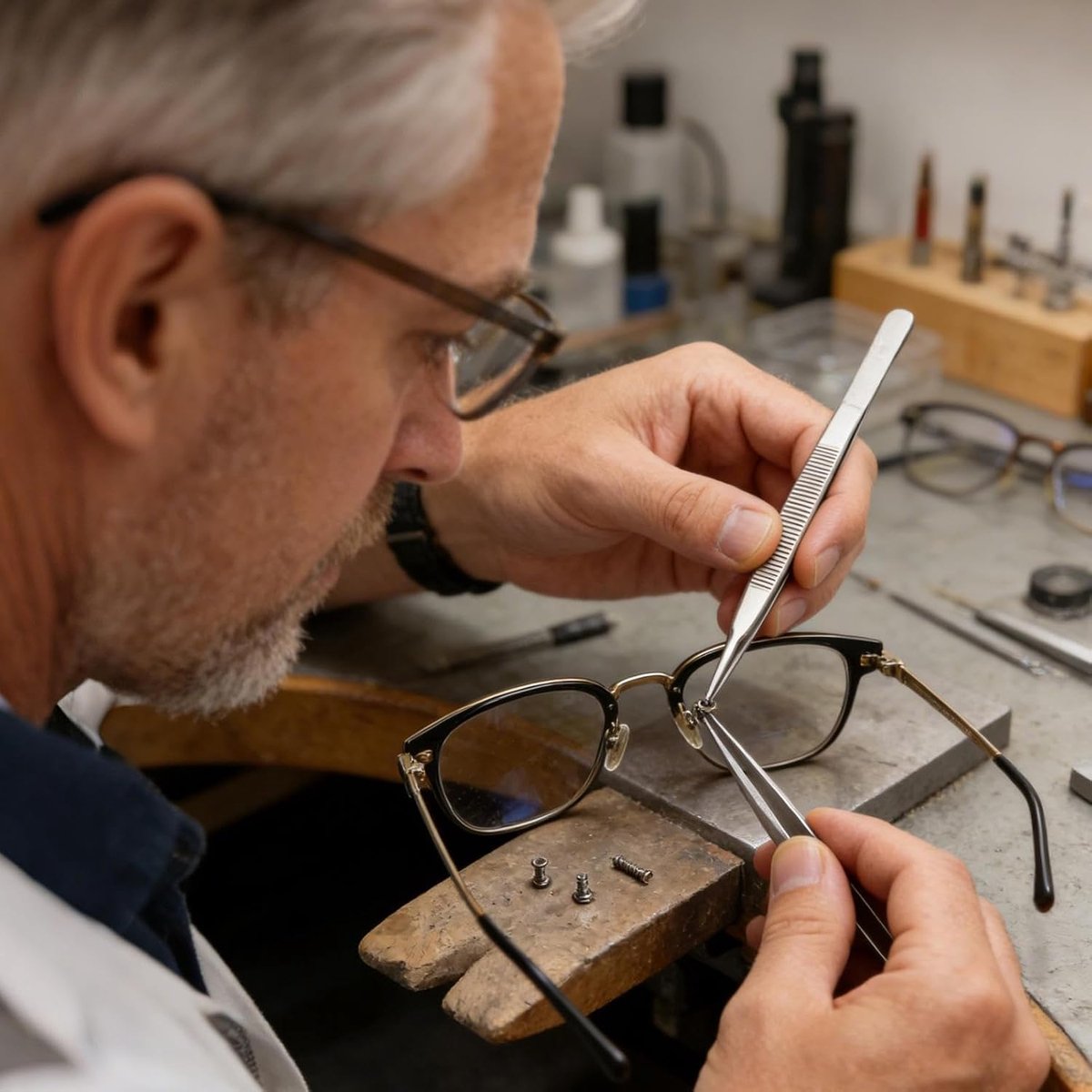 Reparatieschroevendraaier - Precisie gereedschap - Elektronica reparatie - Roestvrij staal - Compact formaat - Zilverkleurig