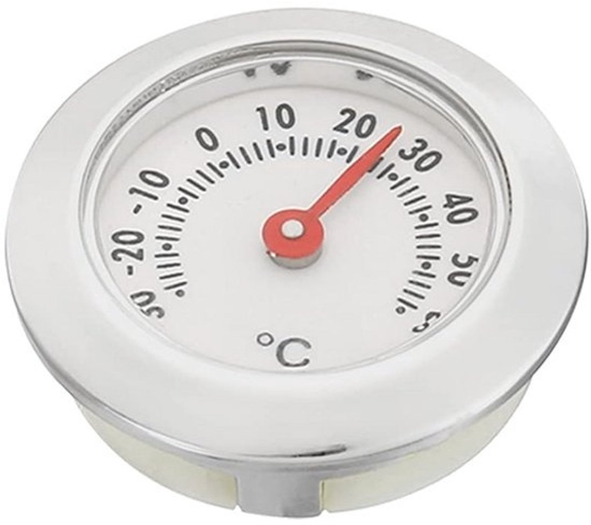 Mini Indoor Outdoor Thermometer - Ronde Temperatuurmonitor zonder Batterij voor Kas en Kamer