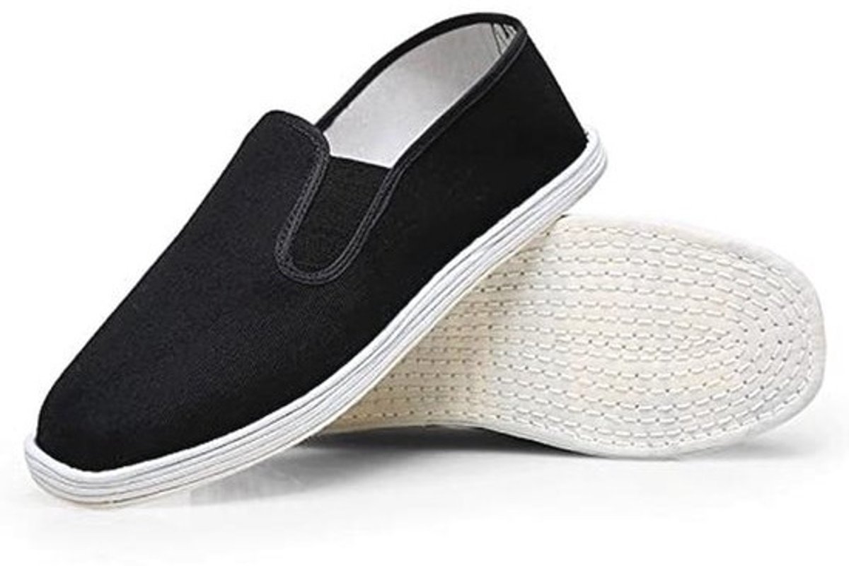 Ademende Slip-On Schoenen voor Vechtsporten - Traditionele Chinese Stijl