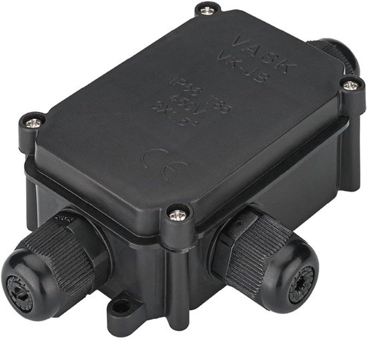 Waterdichte 3-weg T-vormige Aansluitdoos voor Buiten – IP66 Kabelconnector voor Tuin en Aardkabel