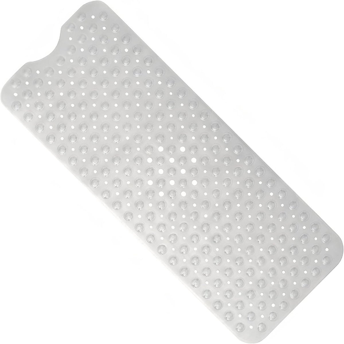 Douchemat Antislip - Badmat Veilig - Veilig Douchen - Extra Grote Afmeting - 100 x 40 cm - Transparant
