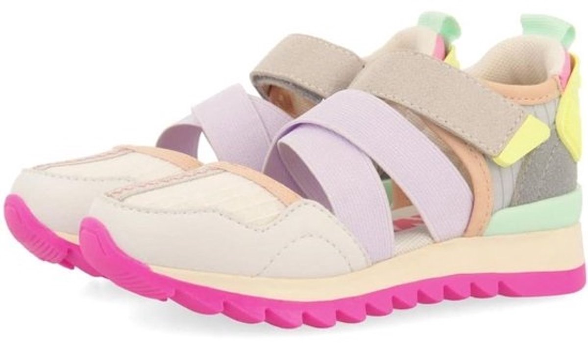 Dames Sportsandalen met Elastische Banden en Ademende Binnenzool