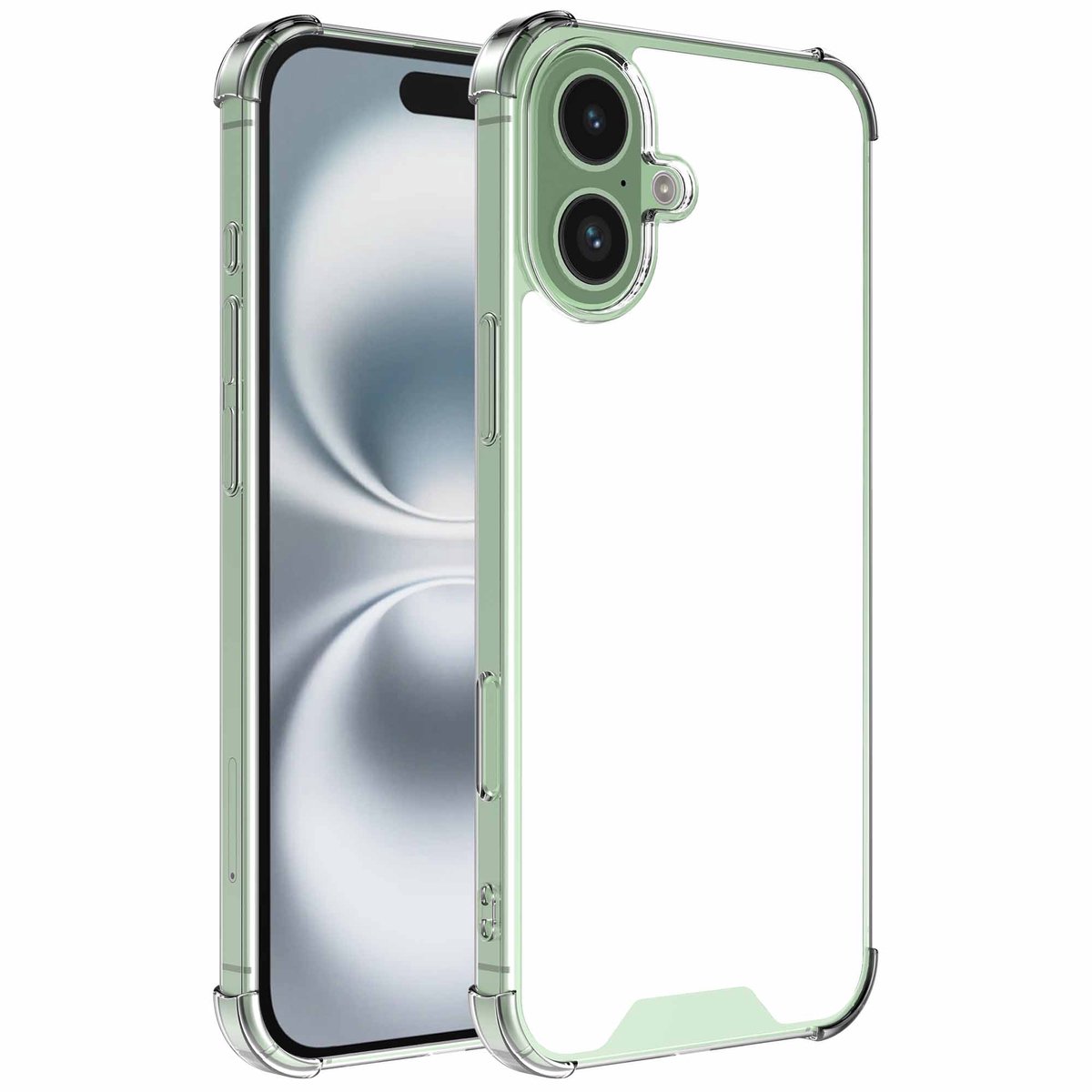 Smartphonica Sublimatie Telefoonhoesje geschikt voor iPhone 16 Plus - Transparant Sublimatie Telefoonhoesje met Plastic Insert geschikt voor iPhone 16 Plus