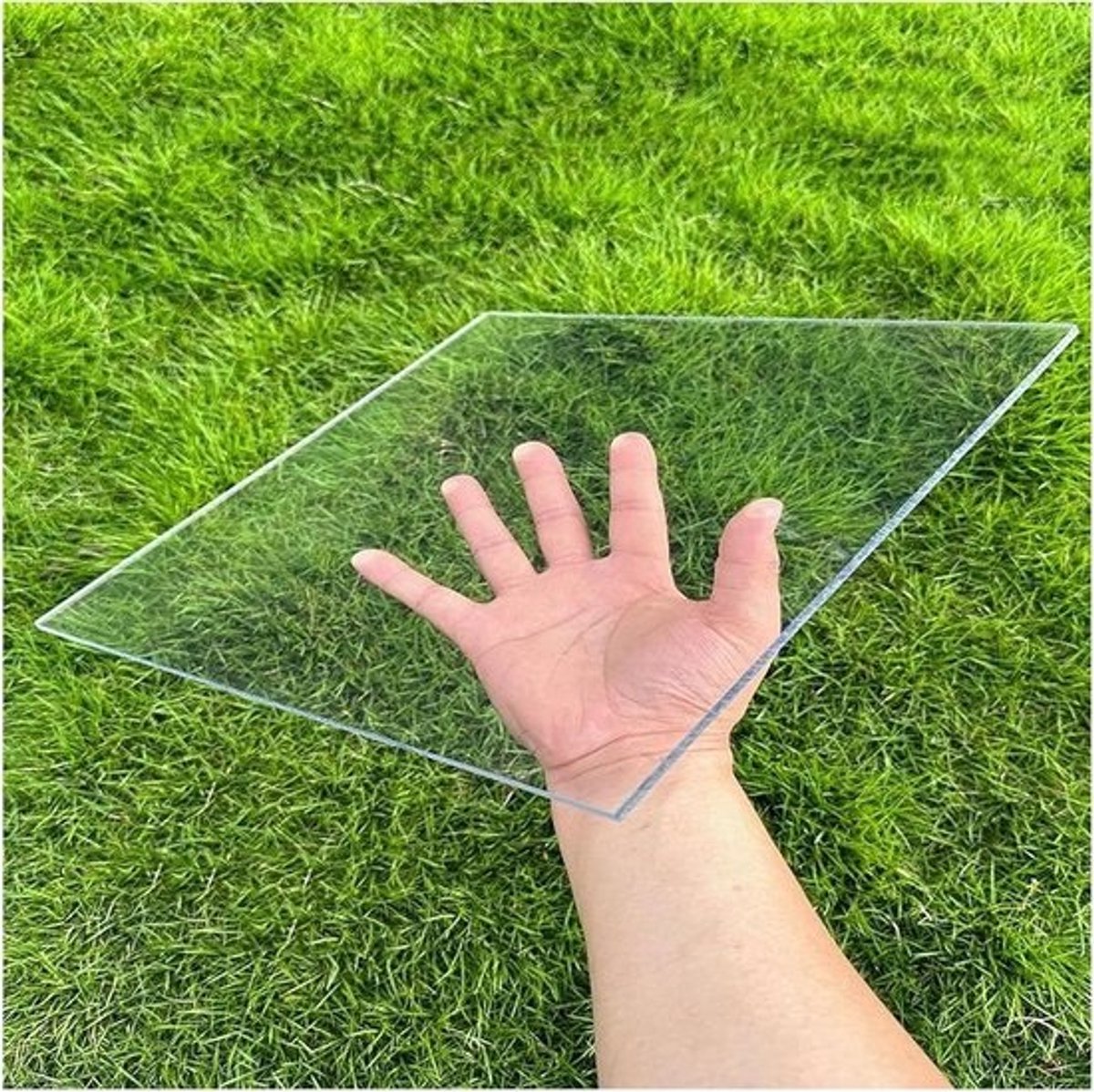 Polycarbonaat Plaat - Kasdakplaat Verlichting - Kassen Bouwen - Hoge Lichtdoorlatendheid - 40 x 70 cm - Transparant